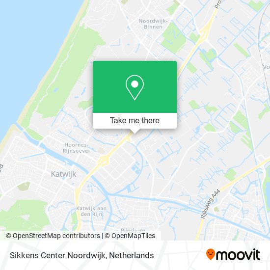 Sikkens Center Noordwijk map