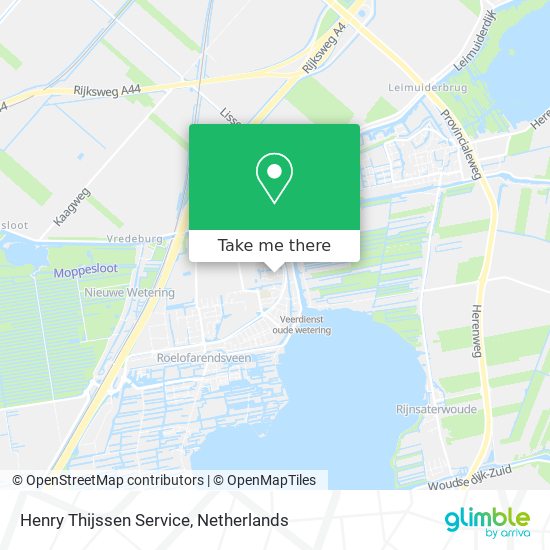 Henry Thijssen Service map