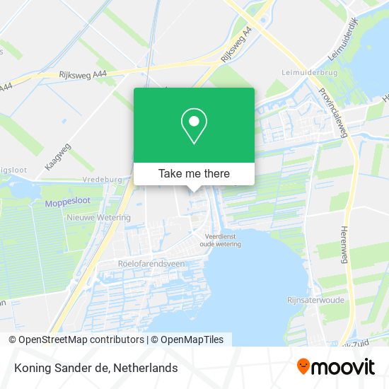 Koning Sander de map