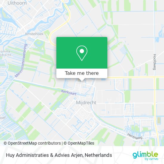 Huy Administraties & Advies Arjen map