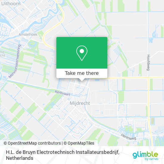 H.L. de Bruyn Electrotechnisch Installateursbedrijf Karte