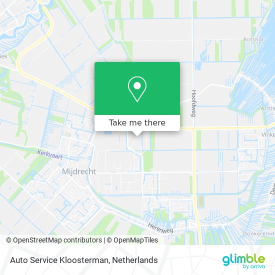 Auto Service Kloosterman map