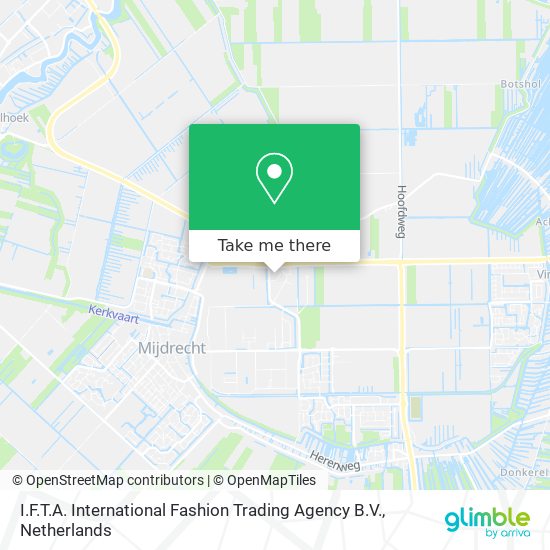 I.F.T.A. International Fashion Trading Agency B.V. Karte
