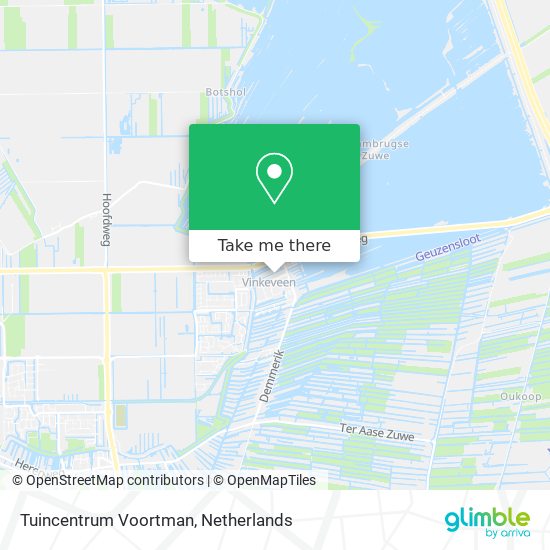 Tuincentrum Voortman map