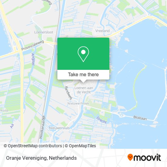 Oranje Vereniging map