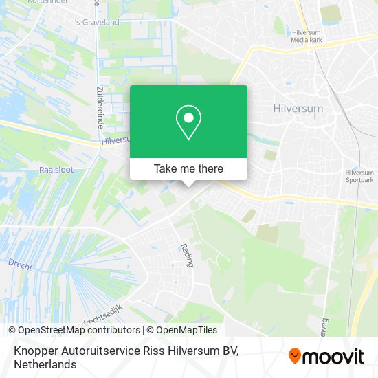 Knopper Autoruitservice Riss Hilversum BV Karte