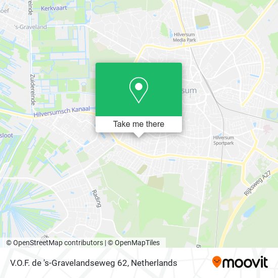 V.O.F. de 's-Gravelandseweg 62 map