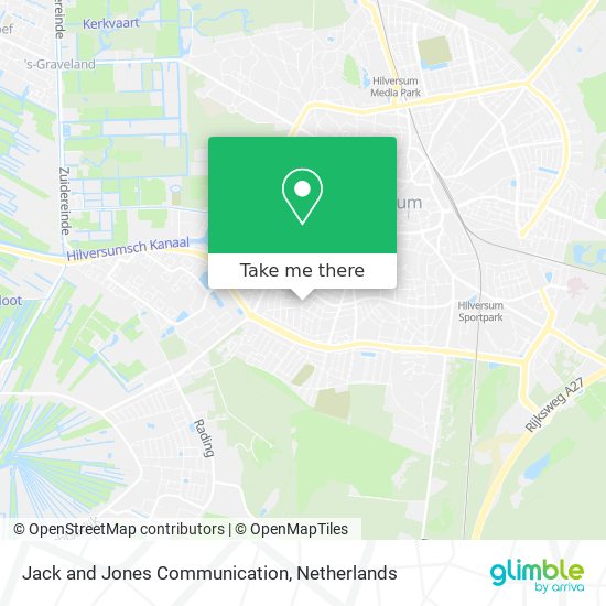 Jack and Jones Communication map