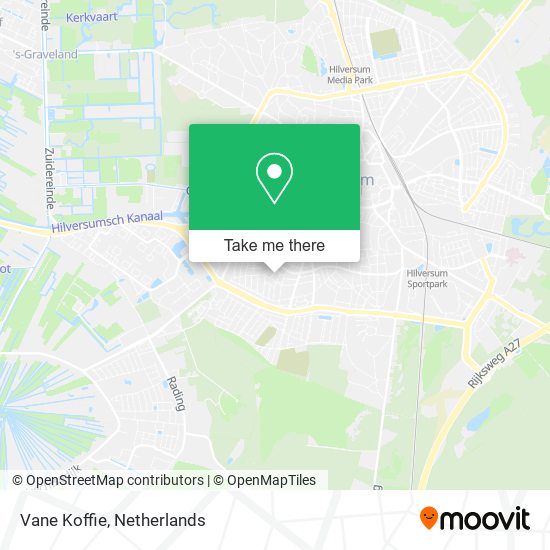 Vane Koffie map