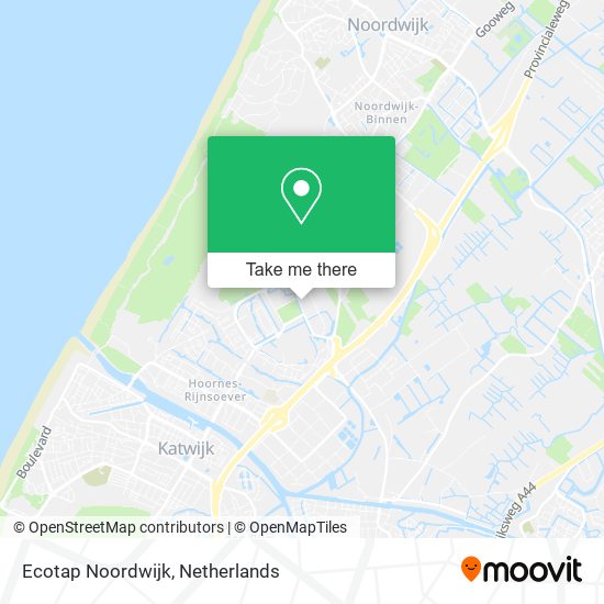 Ecotap Noordwijk map