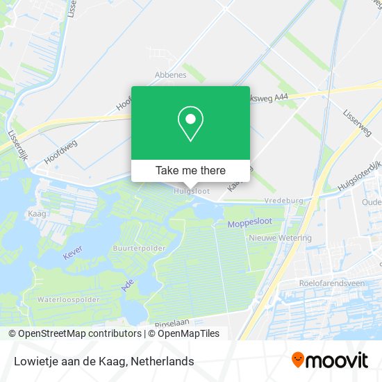 Lowietje aan de Kaag Karte