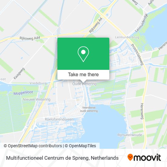 Multifunctioneel Centrum de Spreng map