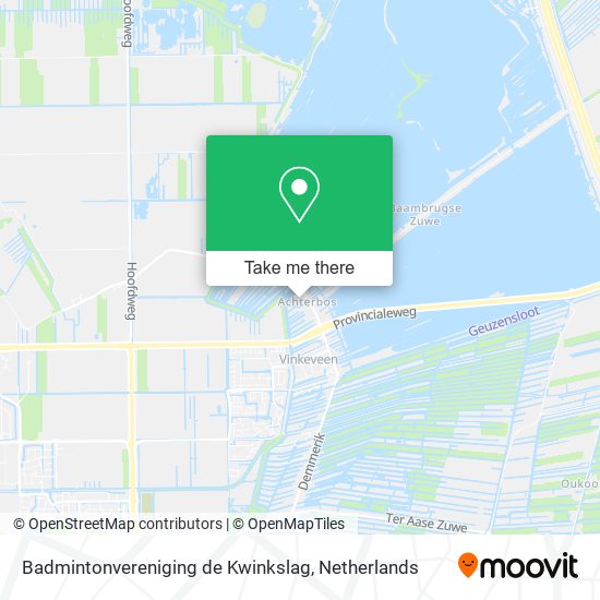 Badmintonvereniging de Kwinkslag map