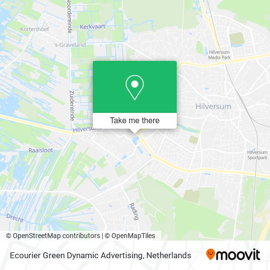 Ecourier Green Dynamic Advertising map