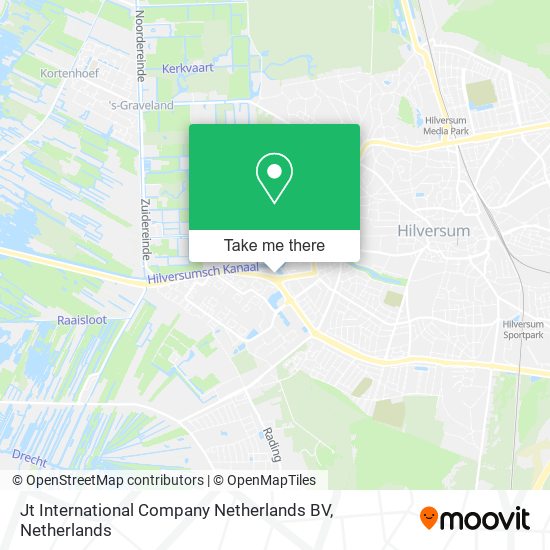 Jt International Company Netherlands BV map