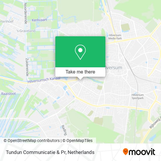 Tundun Communicatie & Pr map