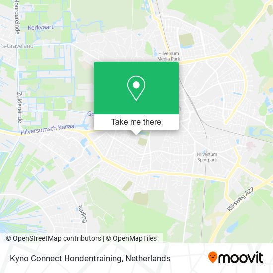 Kyno Connect Hondentraining map