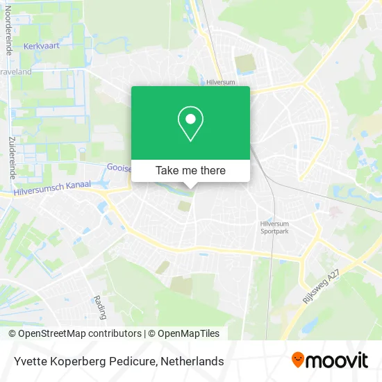 Yvette Koperberg Pedicure map