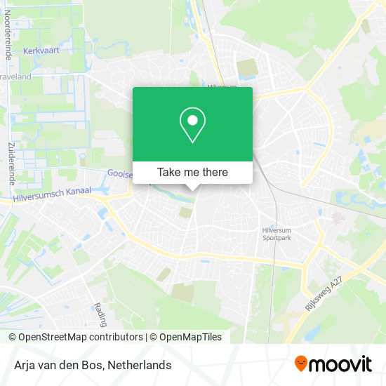Arja van den Bos map