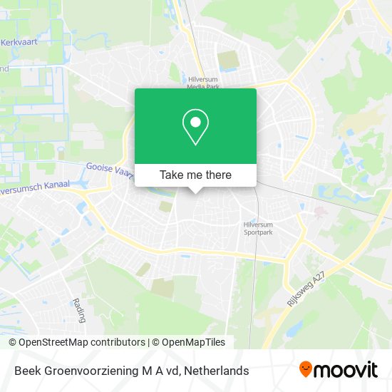 Beek Groenvoorziening M A vd map