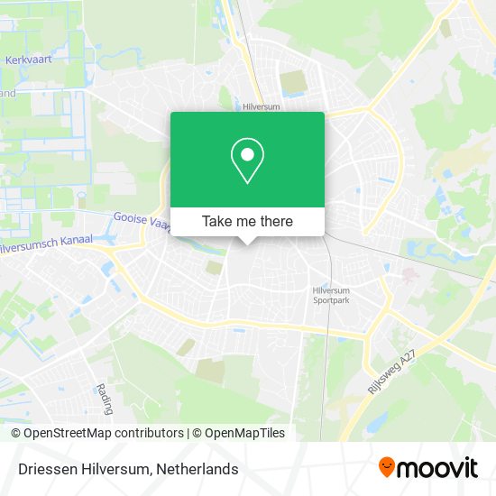 Driessen Hilversum map