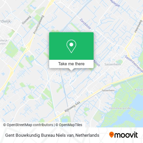 Gent Bouwkundig Bureau Niels van map