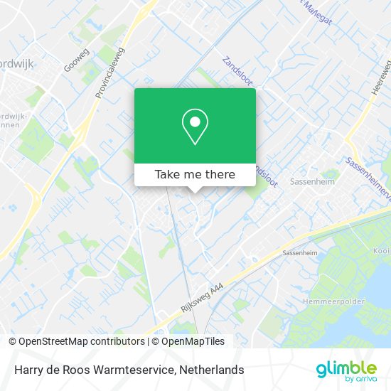 Harry de Roos Warmteservice map