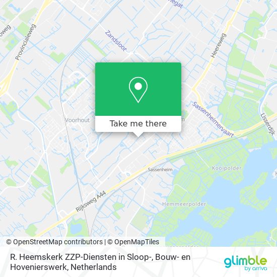 R. Heemskerk ZZP-Diensten in Sloop-, Bouw- en Hovenierswerk Karte