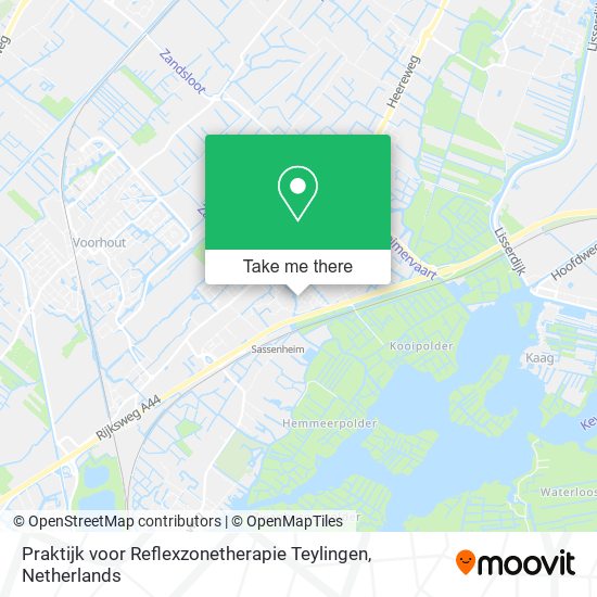 Praktijk voor Reflexzonetherapie Teylingen map