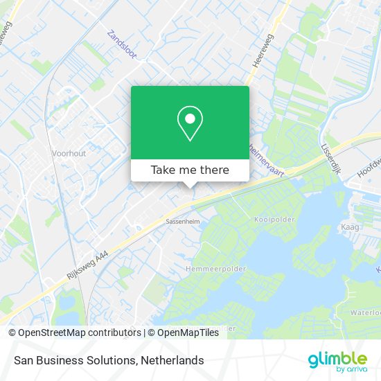 San Business Solutions map