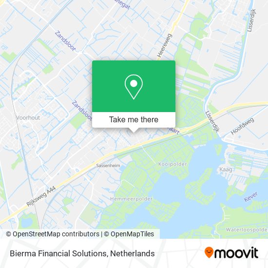 Bierma Financial Solutions map