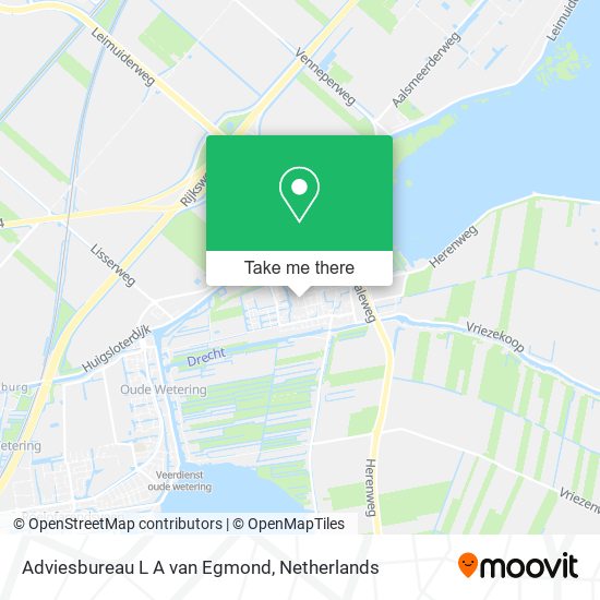 Adviesbureau L A van Egmond map