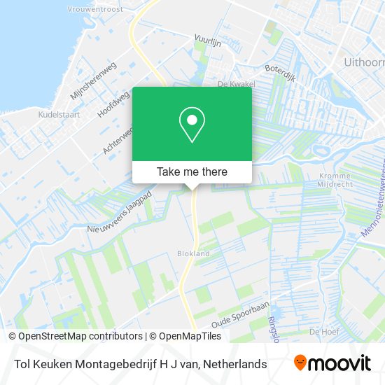 Tol Keuken Montagebedrijf H J van map