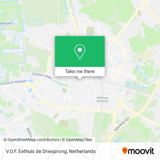 V.O.F. Eethuis de Driesprong Karte