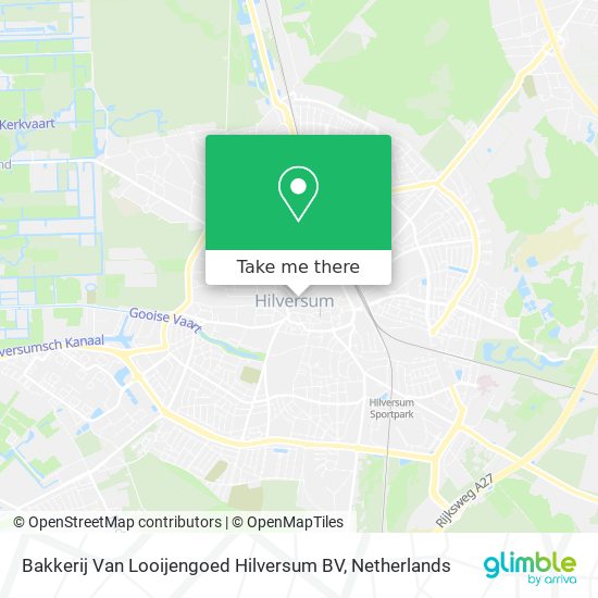 Bakkerij Van Looijengoed Hilversum BV map