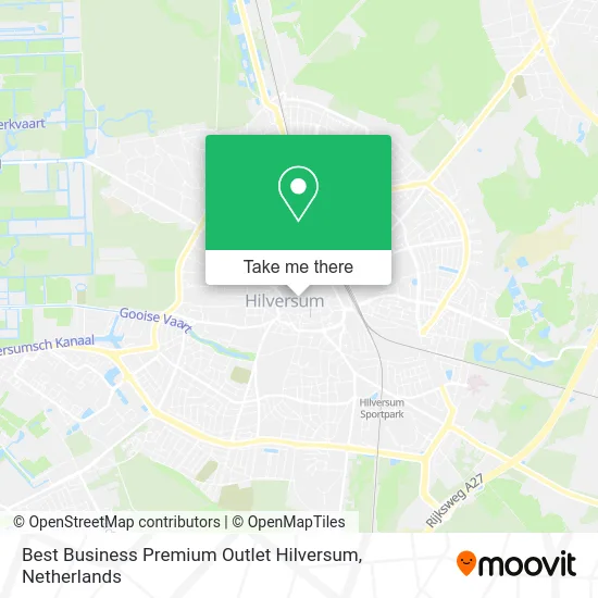 Best Business Premium Outlet Hilversum map