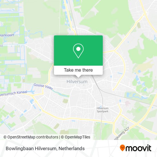 Bowlingbaan Hilversum Karte