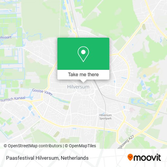 Paasfestival Hilversum map