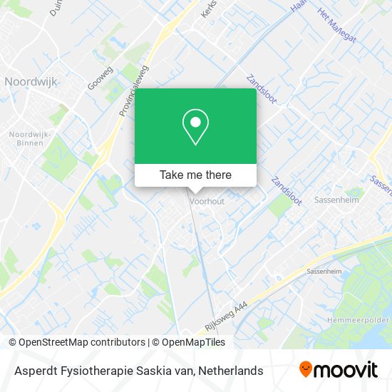 Asperdt Fysiotherapie Saskia van map