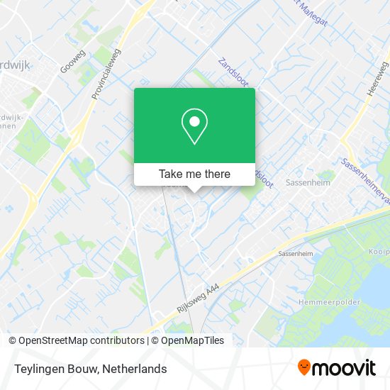 Teylingen Bouw map