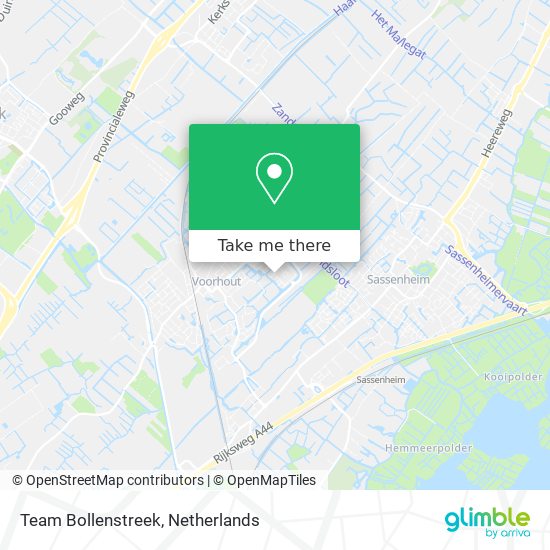 Team Bollenstreek map