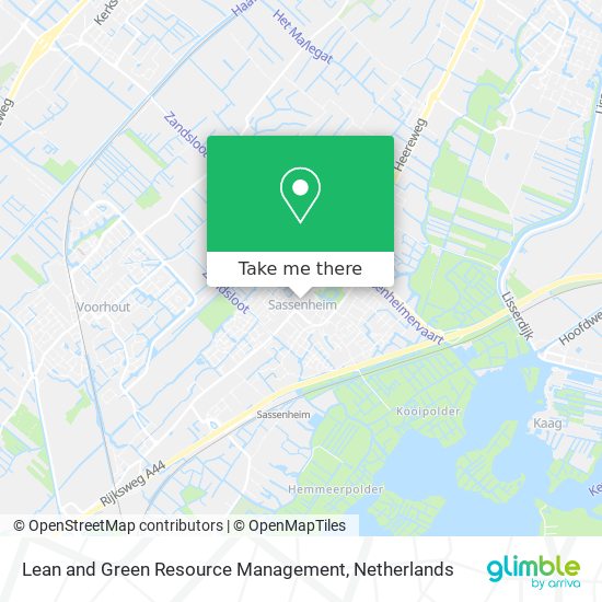 Lean and Green Resource Management map