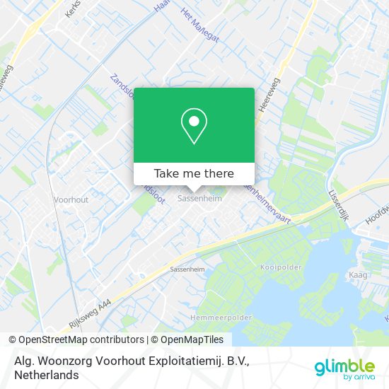 Alg. Woonzorg Voorhout Exploitatiemij. B.V. Karte