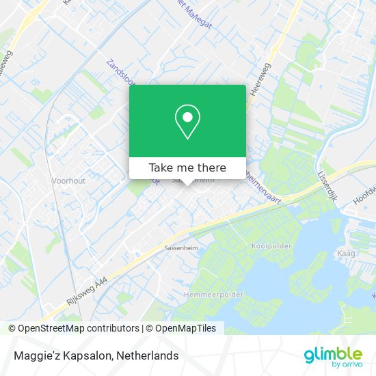 Maggie'z Kapsalon map