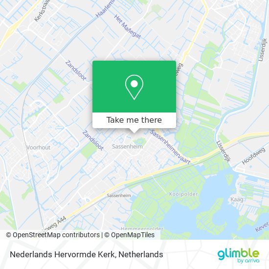 Nederlands Hervormde Kerk Karte