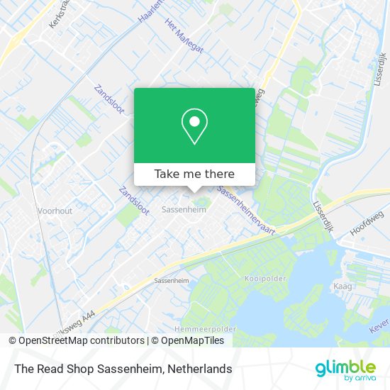 The Read Shop Sassenheim map