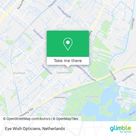 Eye Wish Opticiens map