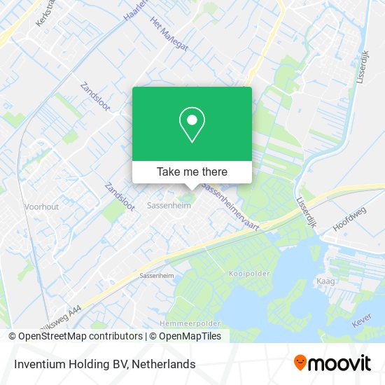 Inventium Holding BV map