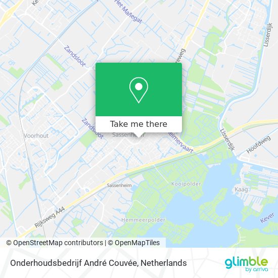 Onderhoudsbedrijf André Couvée map