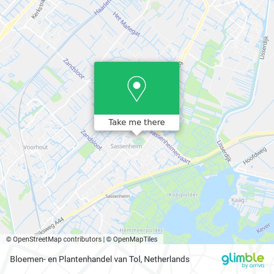 Bloemen- en Plantenhandel van Tol map